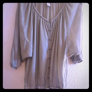 🌺Light green blouse